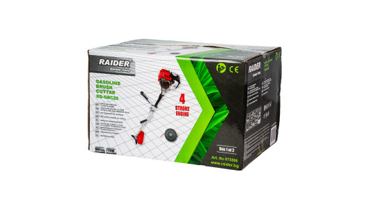Коса бензинова с нож и корда 4-такт 37,7cc 1kW RD-GBC28 image