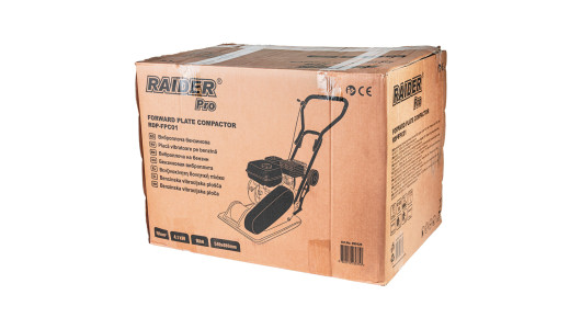 Виброплоча бензинова 16kN 540x480mm 196cc 5,5hp RDP-FPC01 image
