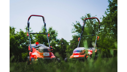 R20 Brushless Cordless Lawn Mower 37cm 35L Solo RDP-BCLM20 image