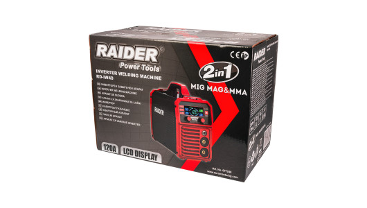 Aparat de sudura inverter MIG/MAG fara gaz & MMA120A RD-IW40 image