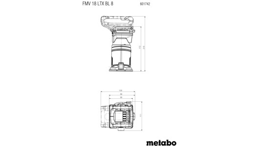 FMV 18 LTX BL 8 Cordless trim router image