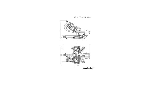 Герунг циркуляр акум. &oslash;216 mm KGS 18 LTX BL image