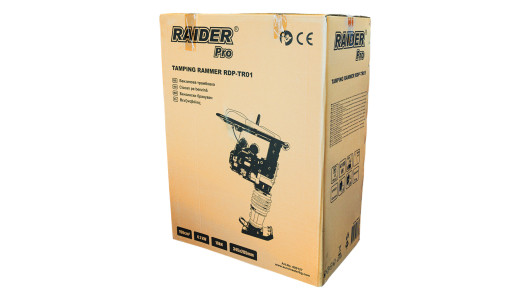Бензинова трамбовка 10kN 345x285mm 196cc 4,1kW5,5hp RDP-TR01 image