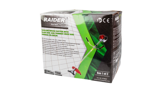 Motocoasa pe benzina 4 accesorii 1.5kW 28mm RD-GBC26 2K image