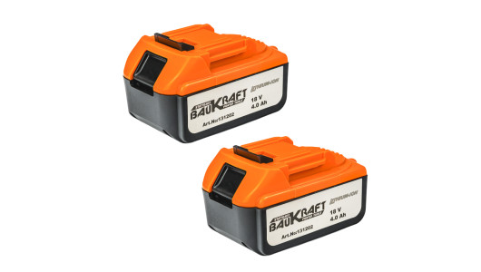 К-т Безч. Ъглошл. Перфор. Гайк. Борм. 18V 2x4Ah куфар BK-4-1 image